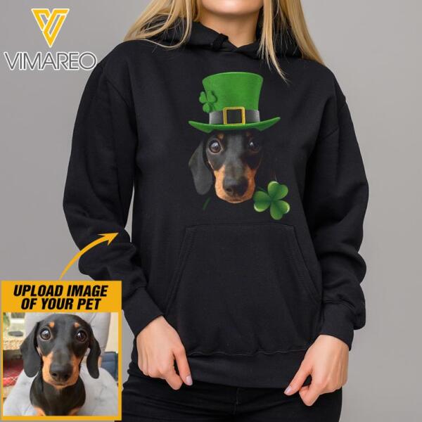 PERSONALIZED PATRICK DOG UPLOAD PHOT TSHIRT / HOODIE/ LONG SLEEVE SHIRTS QTDT2601