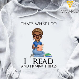 PERSONALIZED THAT WHAT I DO I READ HOODIE/ SWEATER QTTN2701