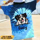 PERSONALIZED DOG BREED TIE DYE TSHIRT/ HOODIE QTTN0702