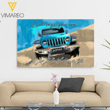Personalized Jeep Canvas Printed Multi Color 22FEB-DT12