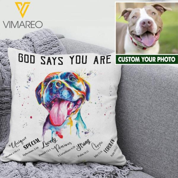 PERSONALIZED DOG PILLOW 22FEB-HC11