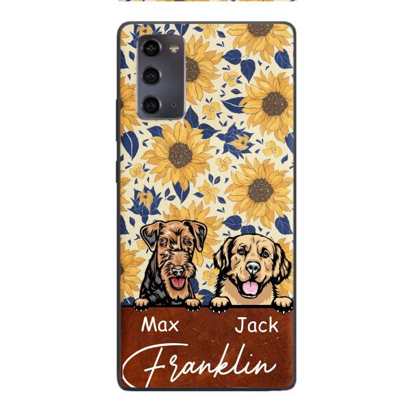 Personalized Dog Phone Case Printed 22FEB-DT14