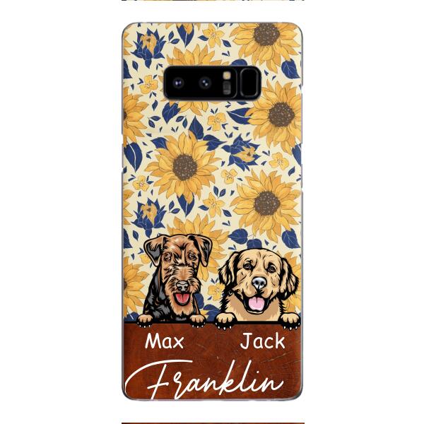 Personalized Dog Phone Case Printed 22FEB-DT14