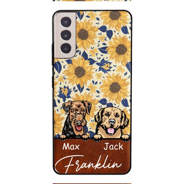 Personalized Dog Phone Case Printed 22FEB-DT14
