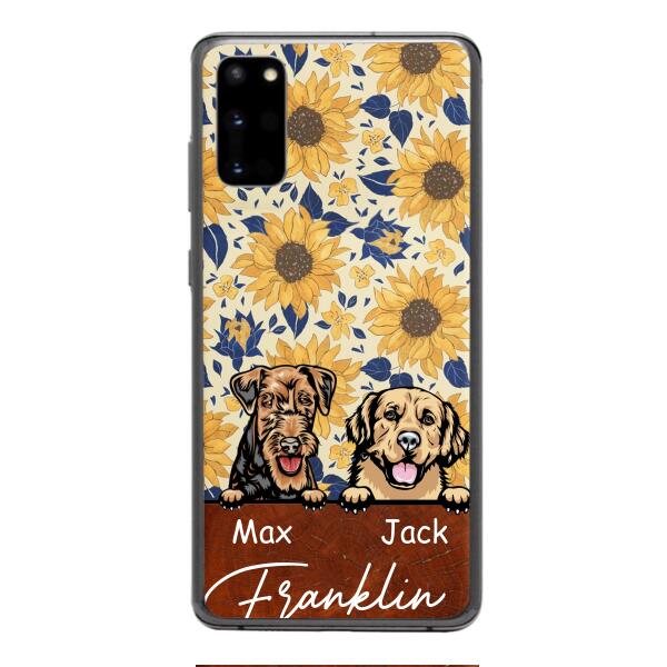Personalized Dog Phone Case Printed 22FEB-DT14