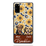 Personalized Dog Phone Case Printed 22FEB-DT14