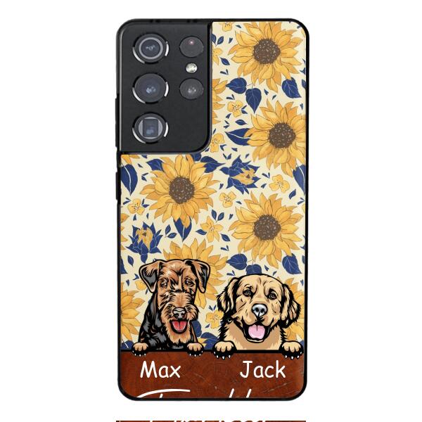 Personalized Dog Phone Case Printed 22FEB-DT14