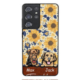 Personalized Dog Phone Case Printed 22FEB-DT14