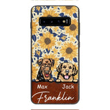 Personalized Dog Phone Case Printed 22FEB-DT14