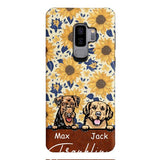 Personalized Dog Phone Case Printed 22FEB-DT14