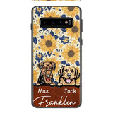 Personalized Dog Phone Case Printed 22FEB-DT14