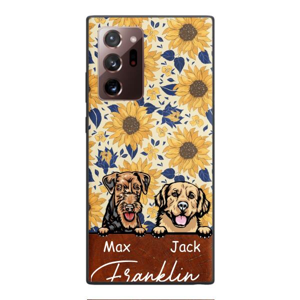Personalized Dog Phone Case Printed 22FEB-DT14