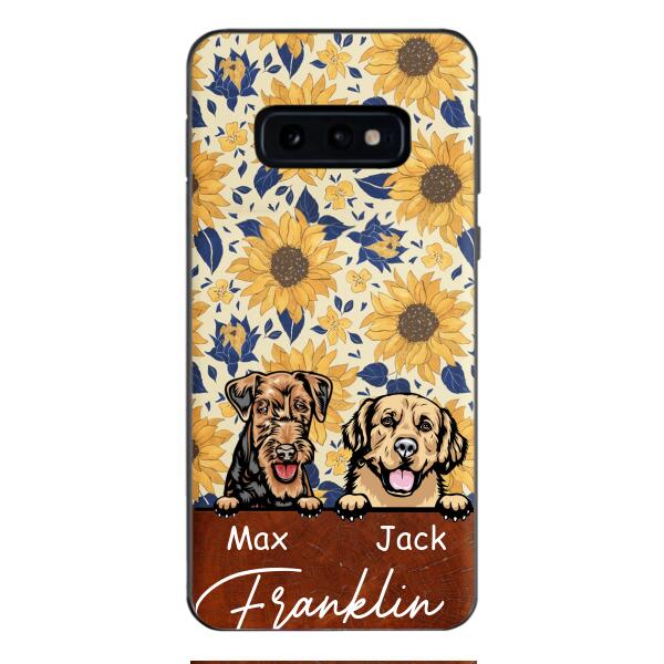 Personalized Dog Phone Case Printed 22FEB-DT14