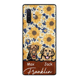 Personalized Dog Phone Case Printed 22FEB-DT14