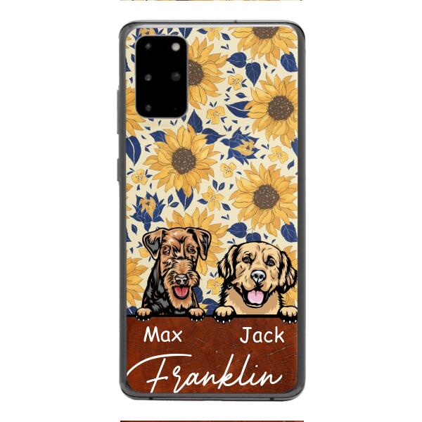 Personalized Dog Phone Case Printed 22FEB-DT14
