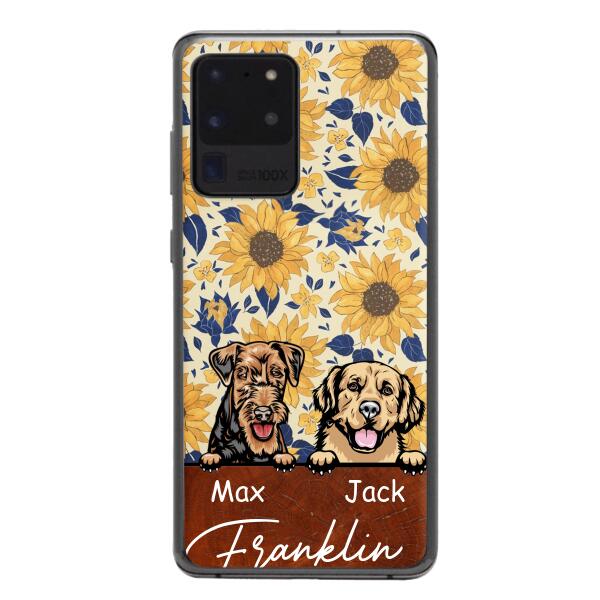 Personalized Dog Phone Case Printed 22FEB-DT14