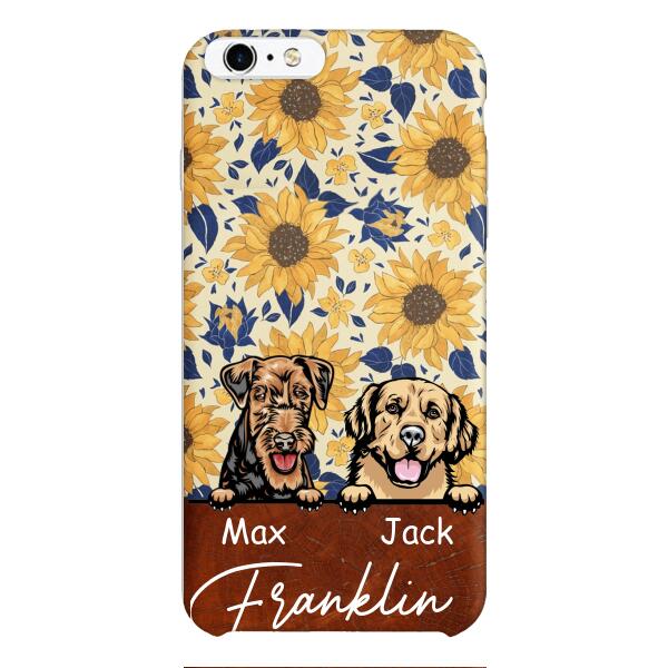 Personalized Dog Phone Case Printed 22FEB-DT14