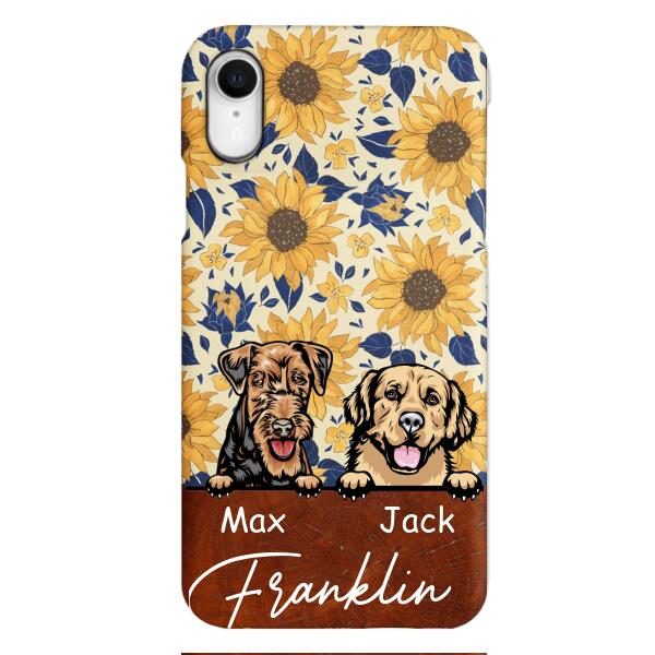 Personalized Dog Phone Case Printed 22FEB-DT14