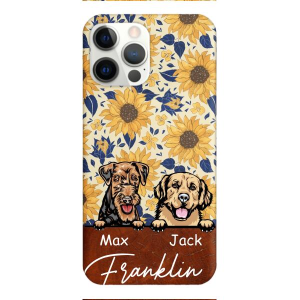Personalized Dog Phone Case Printed 22FEB-DT14