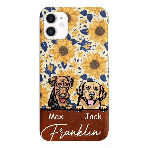 Personalized Dog Phone Case Printed 22FEB-DT14