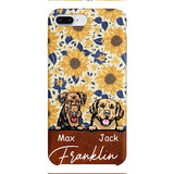 Personalized Dog Phone Case Printed 22FEB-DT14