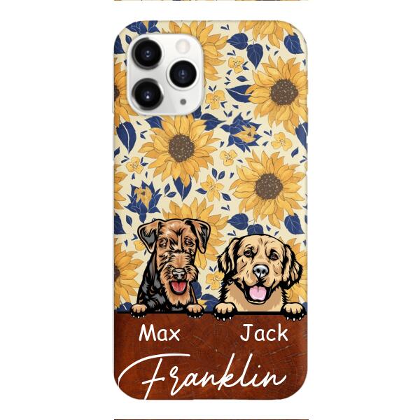 Personalized Dog Phone Case Printed 22FEB-DT14