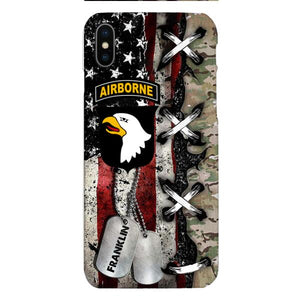 Personalized US Veteran/ Soldier Phone Case Printed 22FEB-MQ14