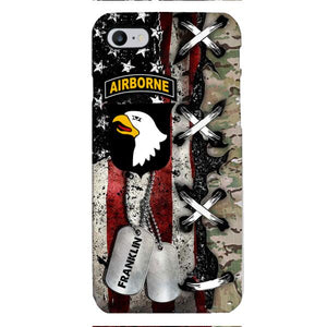 Personalized US Veteran/ Soldier Phone Case Printed 22FEB-MQ14