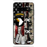 Personalized US Veteran/ Soldier Phone Case Printed 22FEB-MQ14