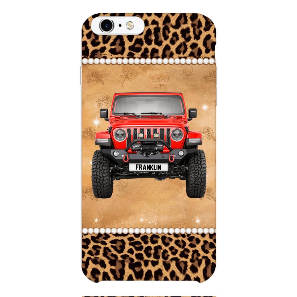 Personalized Jeep Phone Case Printed 22FEB-HQ17
