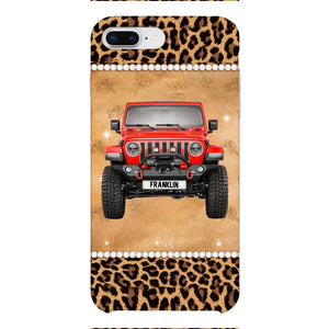 Personalized Jeep Phone Case Printed 22FEB-HQ17