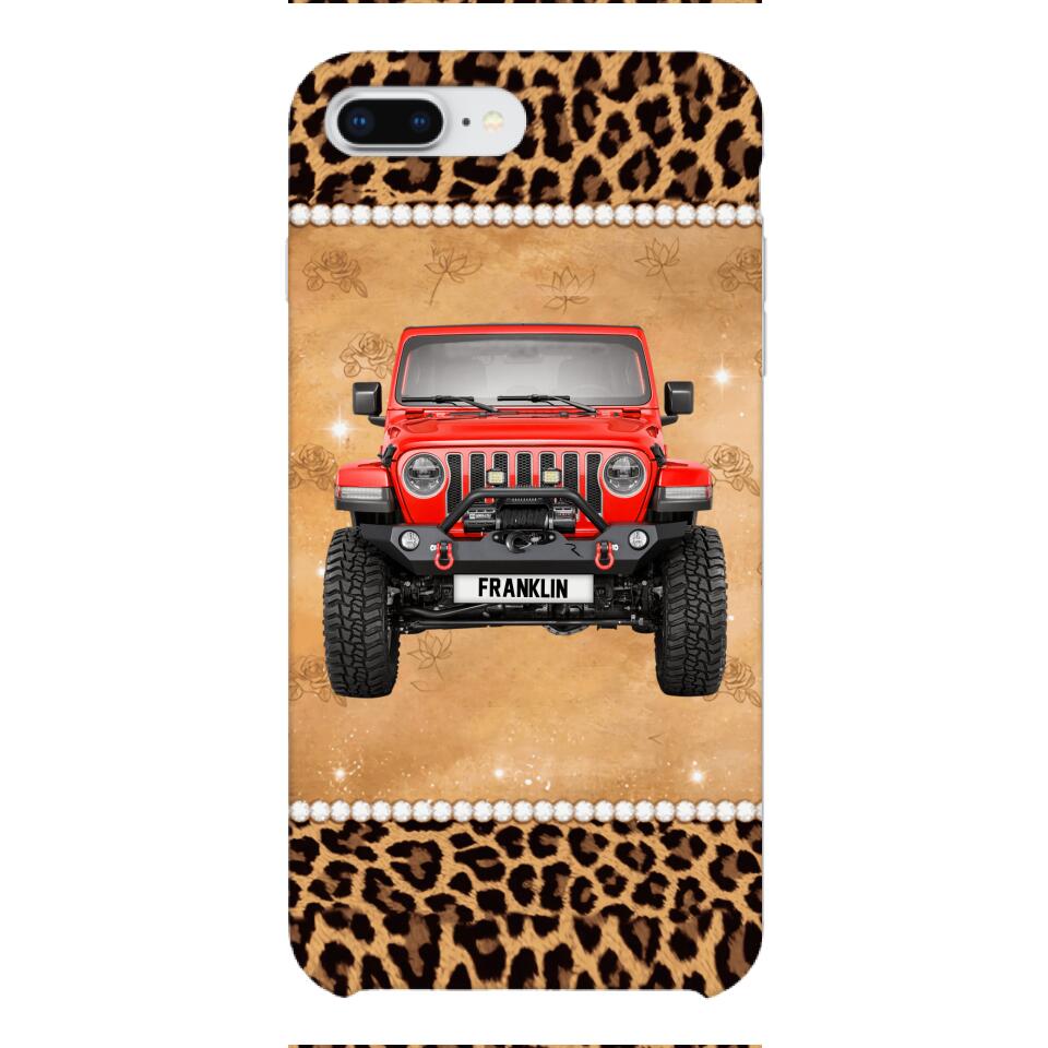 Personalized Jeep Phone Case Printed 22FEB-HQ17