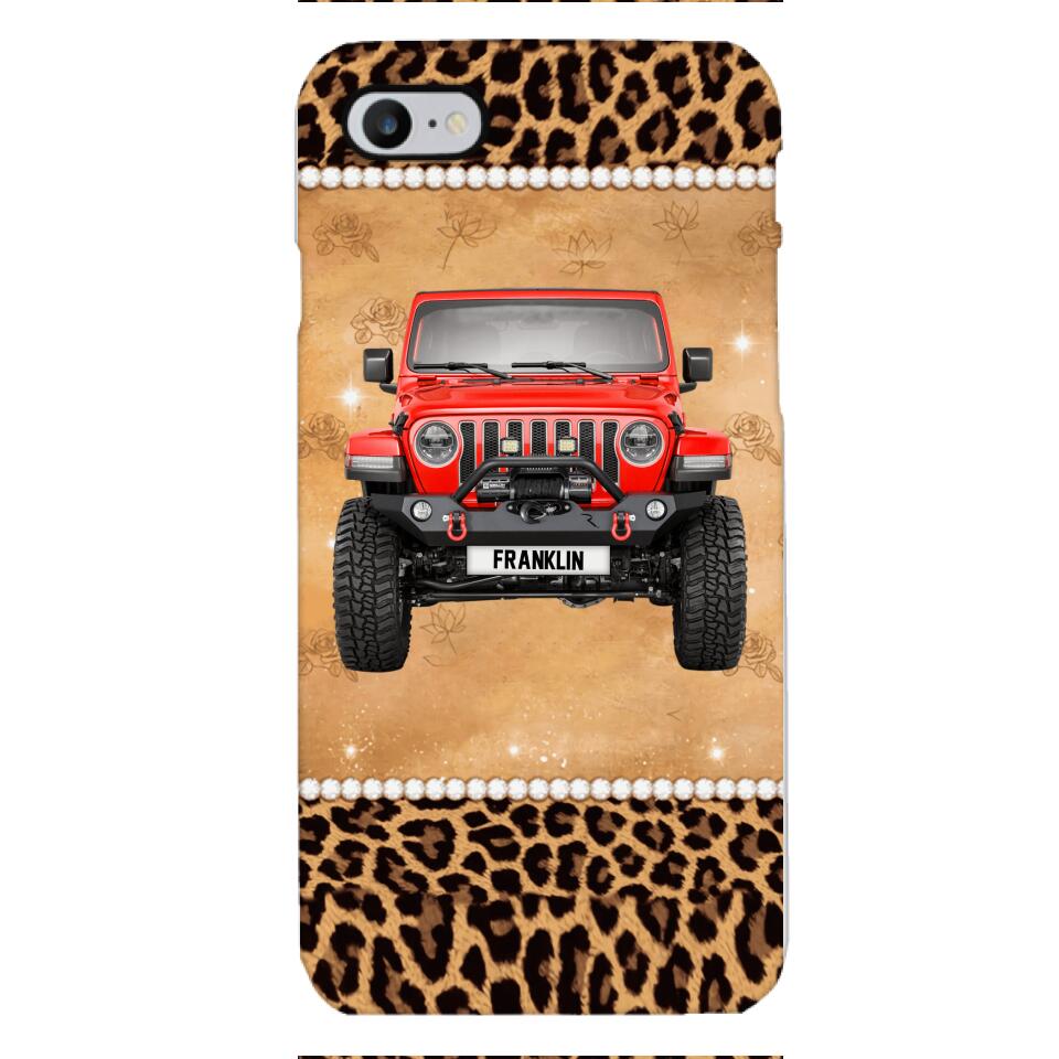 Personalized Jeep Phone Case Printed 22FEB-HQ17
