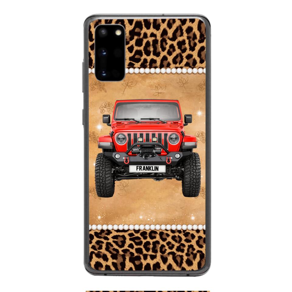Personalized Jeep Phone Case Printed 22FEB-HQ17