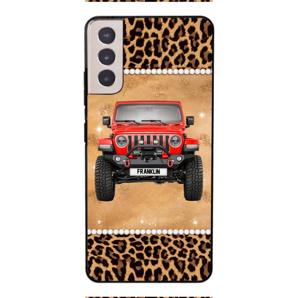 Personalized Jeep Phone Case Printed 22FEB-HQ17
