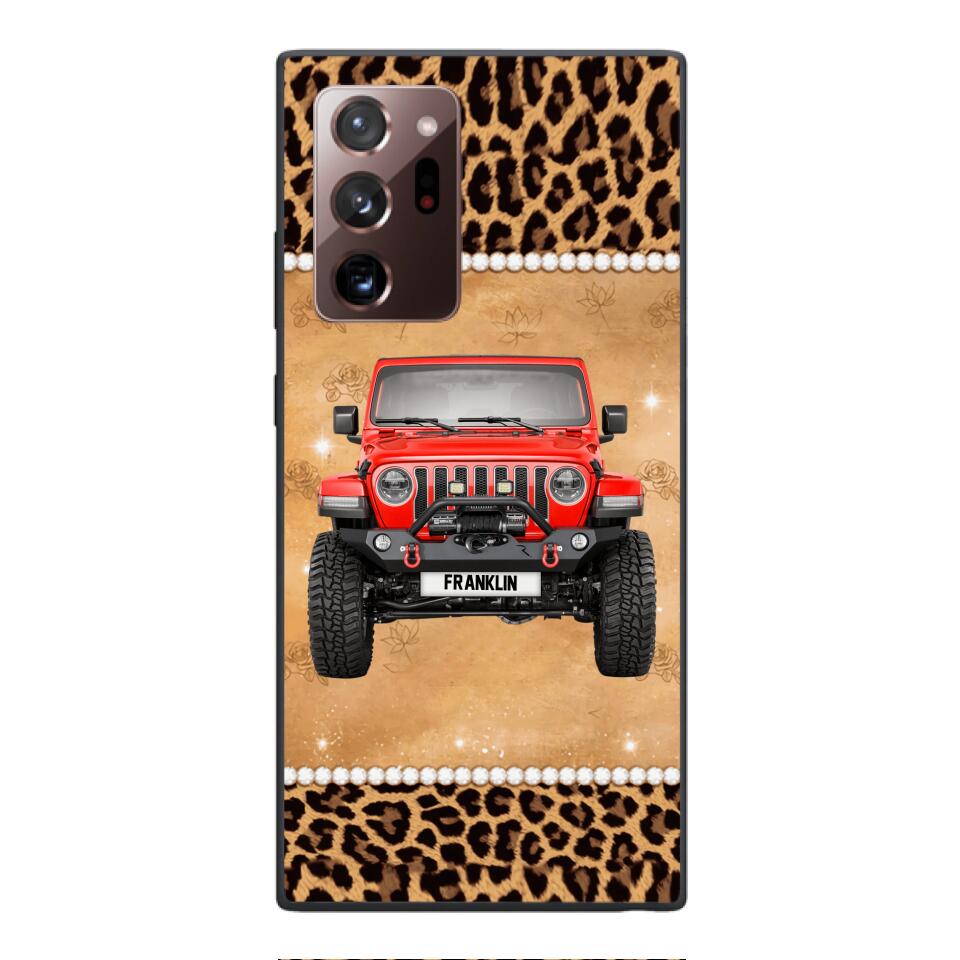 Personalized Jeep Phone Case Printed 22FEB-HQ17