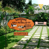 Personalized Dog Metal Sign Printed 22FEB-HC18