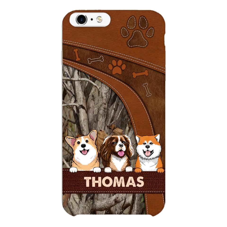 Personalized Dog Phone Case Printed 22FEB-DT21