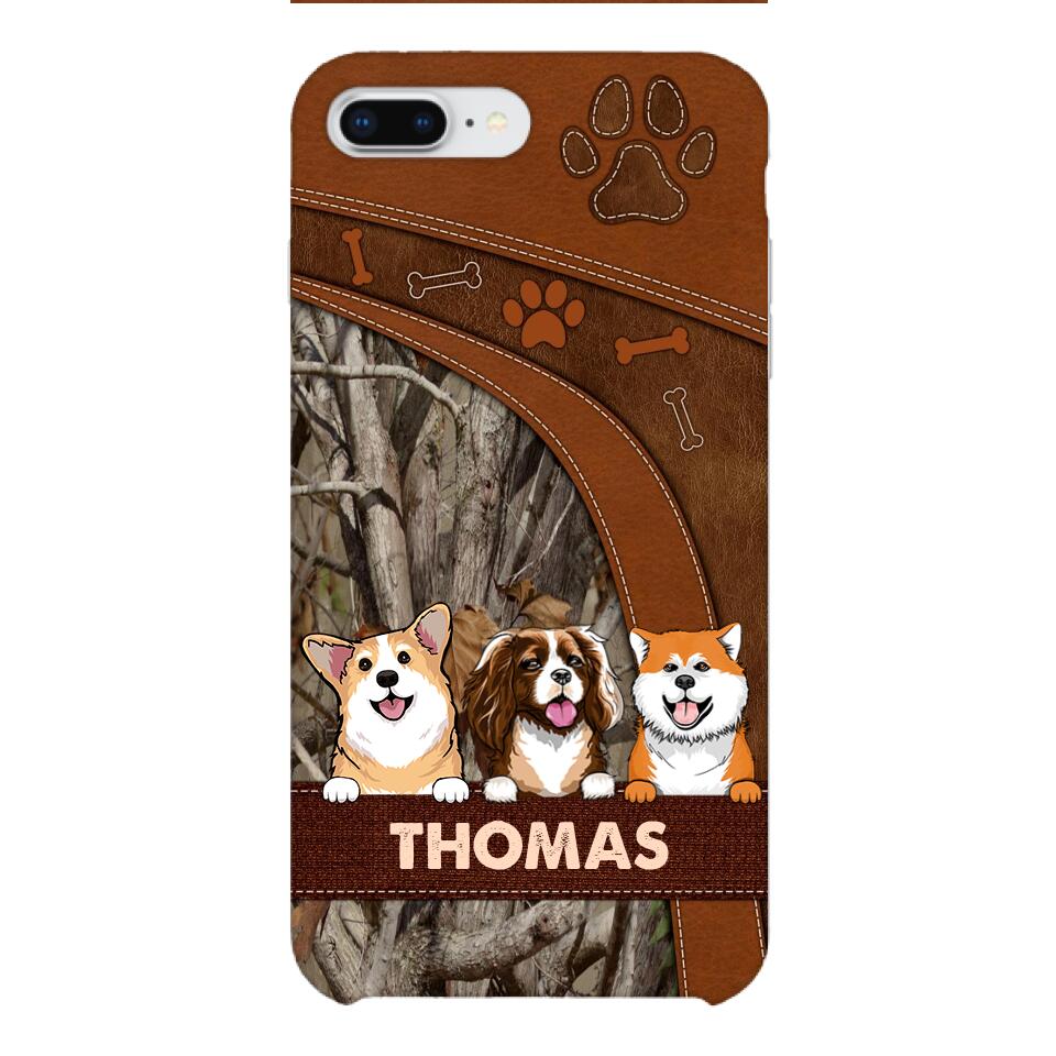 Personalized Dog Phone Case Printed 22FEB-DT21