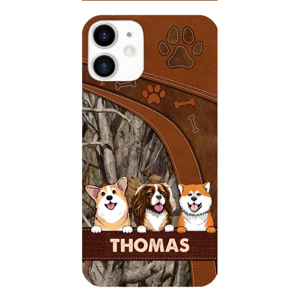 Personalized Dog Phone Case Printed 22FEB-DT21