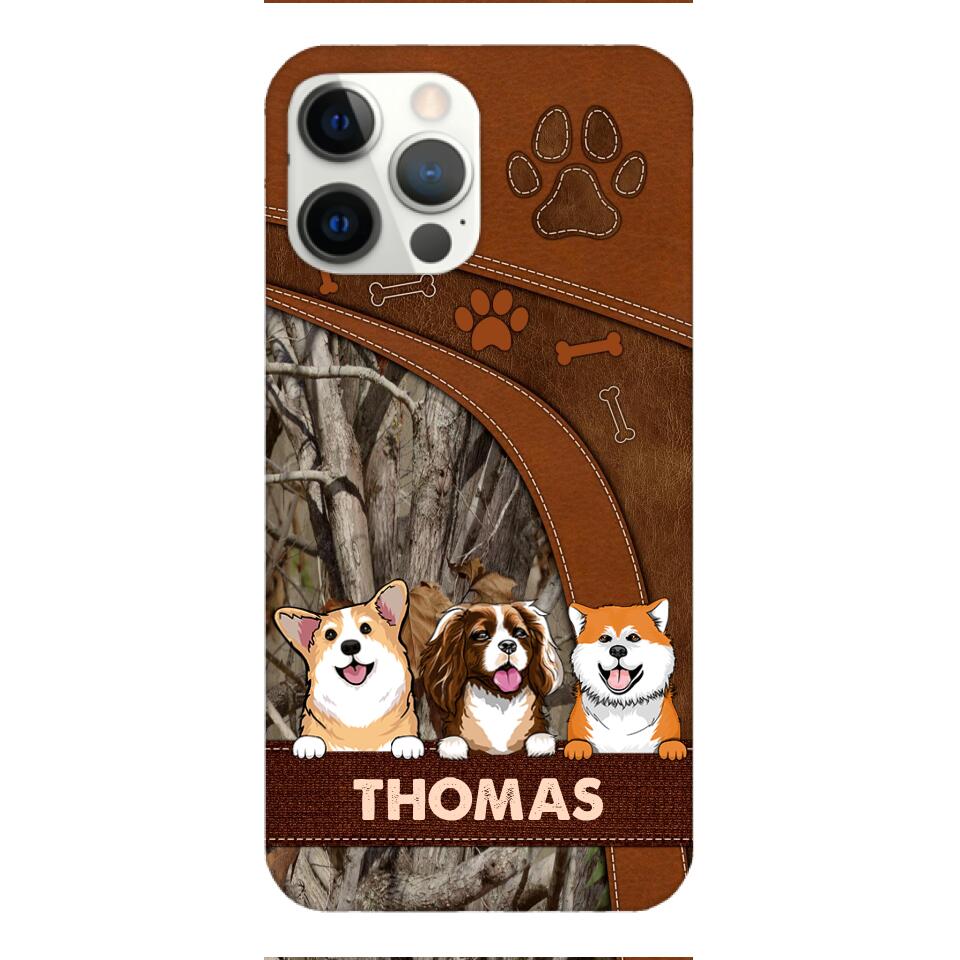 Personalized Dog Phone Case Printed 22FEB-DT21