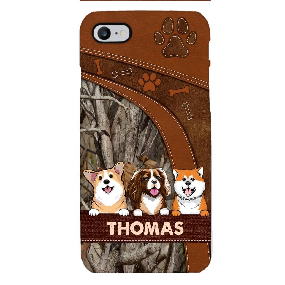 Personalized Dog Phone Case Printed 22FEB-DT21