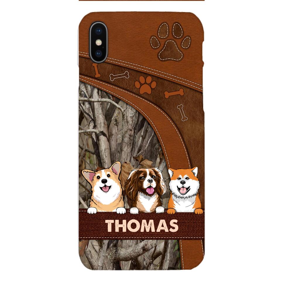 Personalized Dog Phone Case Printed 22FEB-DT21