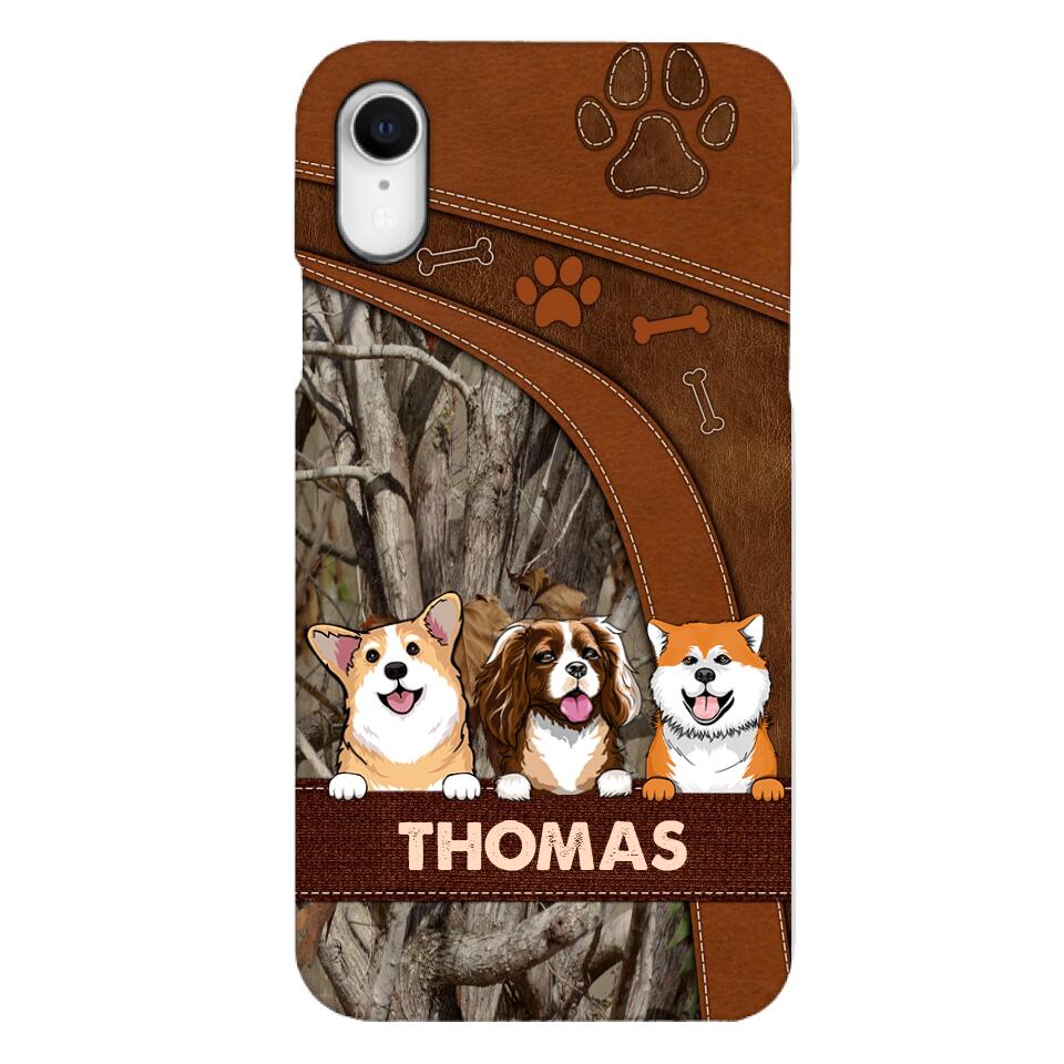 Personalized Dog Phone Case Printed 22FEB-DT21