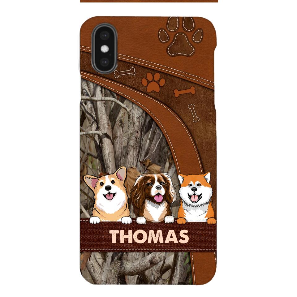 Personalized Dog Phone Case Printed 22FEB-DT21