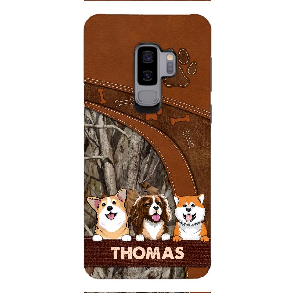 Personalized Dog Phone Case Printed 22FEB-DT21