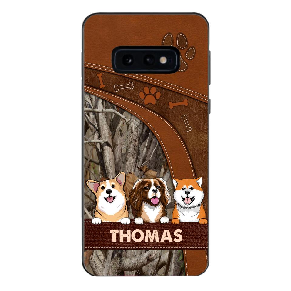 Personalized Dog Phone Case Printed 22FEB-DT21