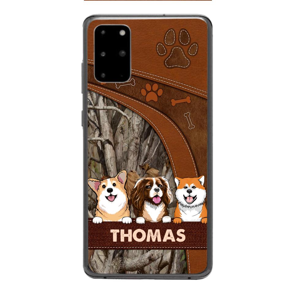 Personalized Dog Phone Case Printed 22FEB-DT21