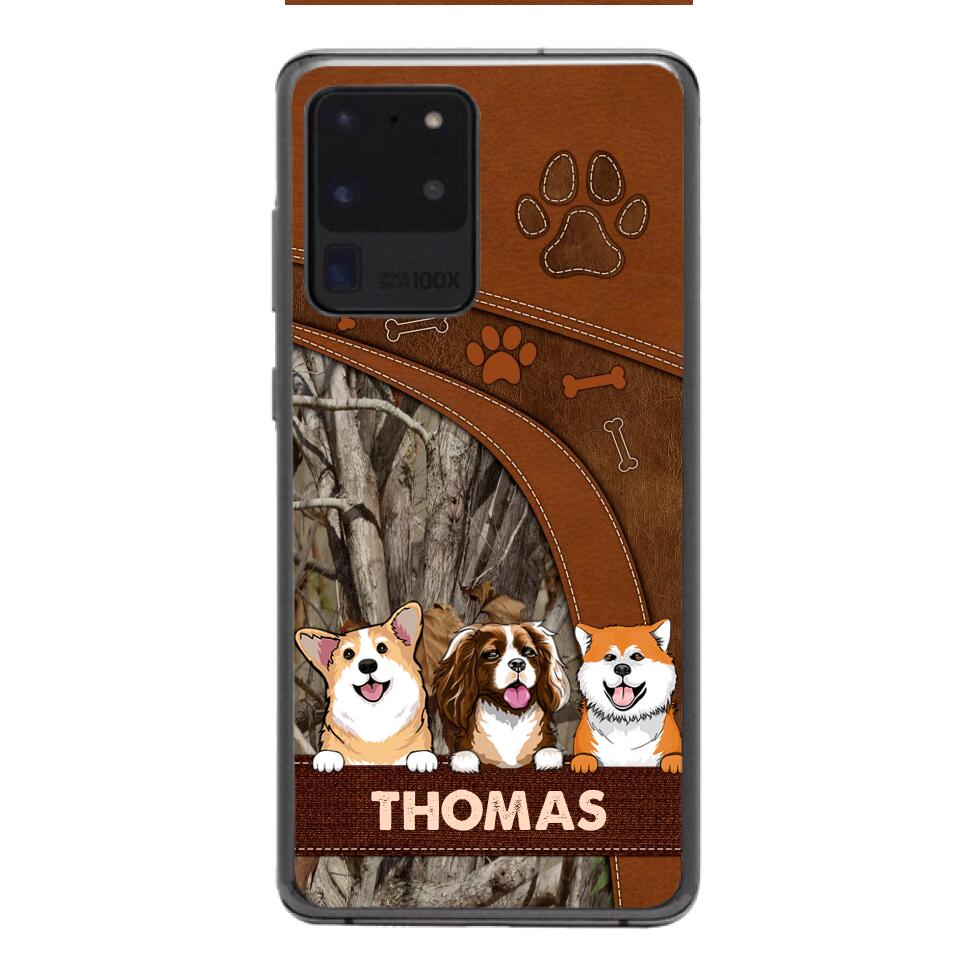 Personalized Dog Phone Case Printed 22FEB-DT21