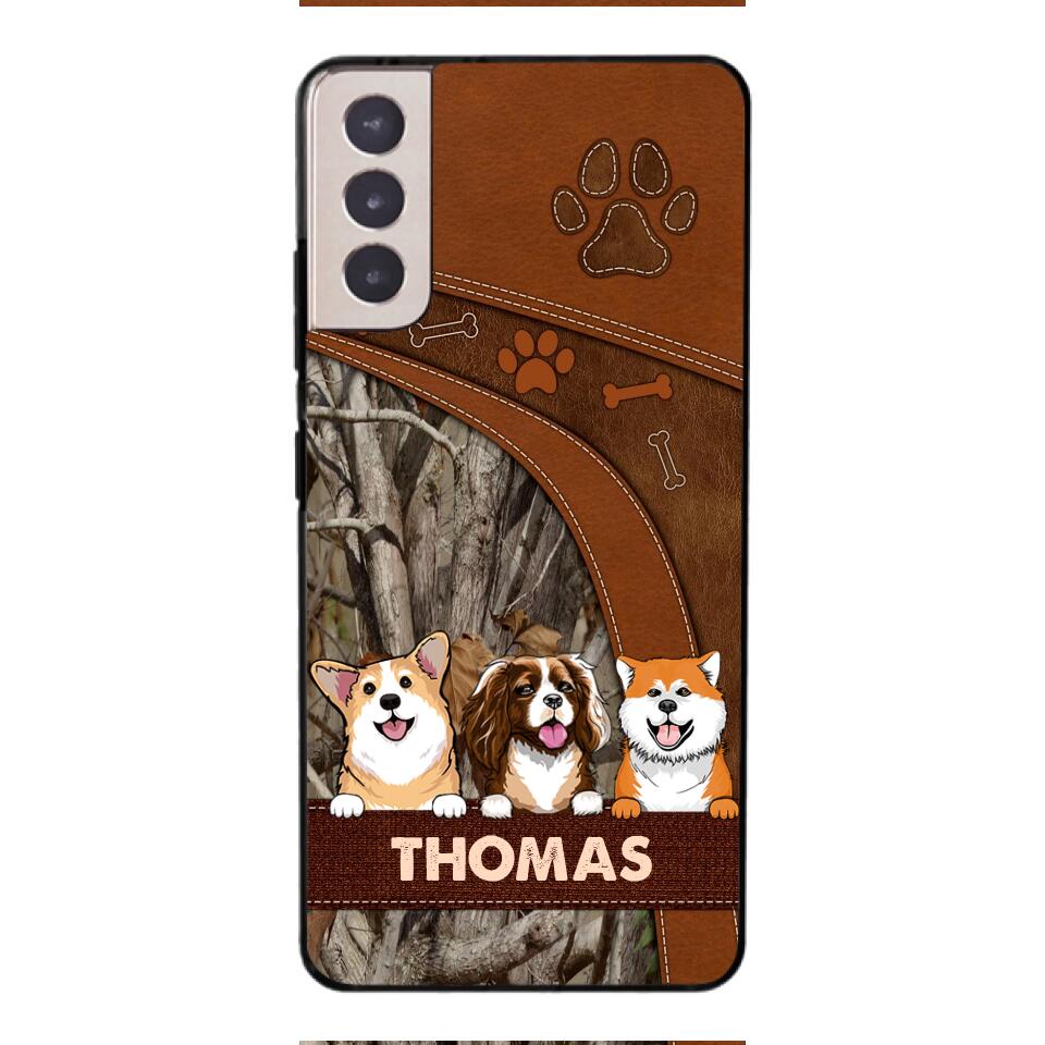 Personalized Dog Phone Case Printed 22FEB-DT21